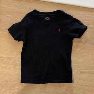 Polo by Ralph Lauren Kids Tee in Black with Red Logo